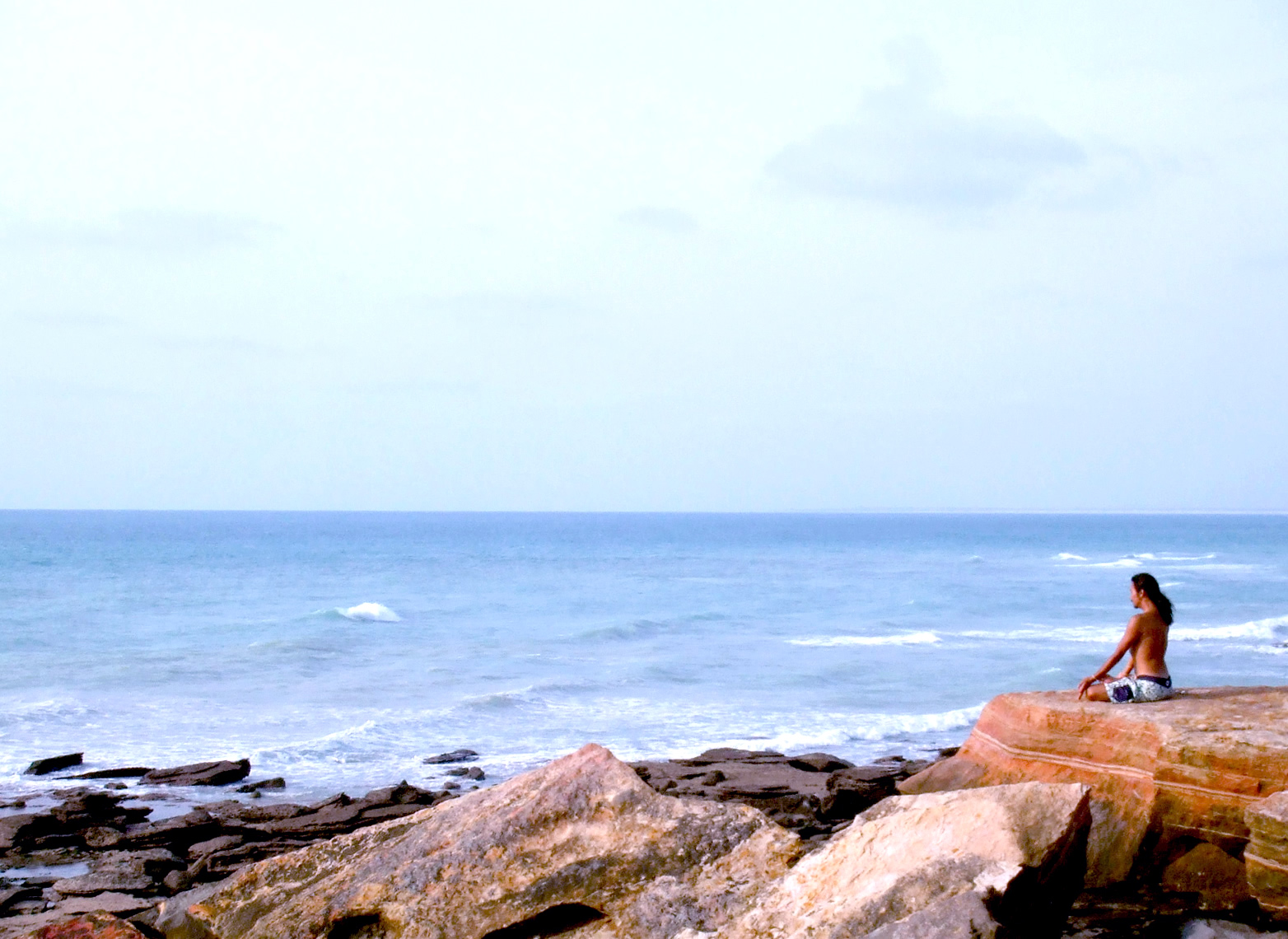 Satoru by the sea